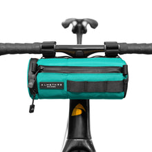 Load image into Gallery viewer, ALMSTHRE compact cycling handlebar bag turquoise