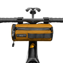 Load image into Gallery viewer, ALMSTHRE compact cycling handlebar bag in Cali Gold