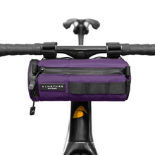 Load image into Gallery viewer, ALMSTHRE compact cycling handlebar bag purple