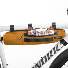 Load image into Gallery viewer, ALMSTHRE cycling frame bag loaded with nutrition