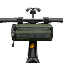 Load image into Gallery viewer, ALMSTHRE compact cycling handlebar bag hunter green